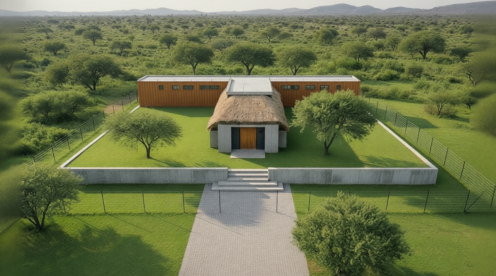 Villa Without Containers - Exterior View